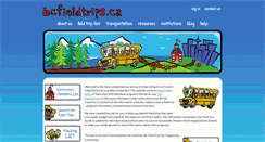 Desktop Screenshot of bcfieldtrips.ca
